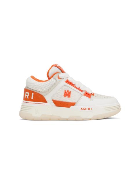 AMIRI White & Orange MA-1 Sneakers