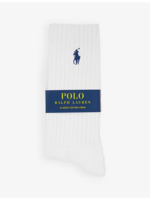 Polo Ralph Lauren Logo-embroidered cotton socks