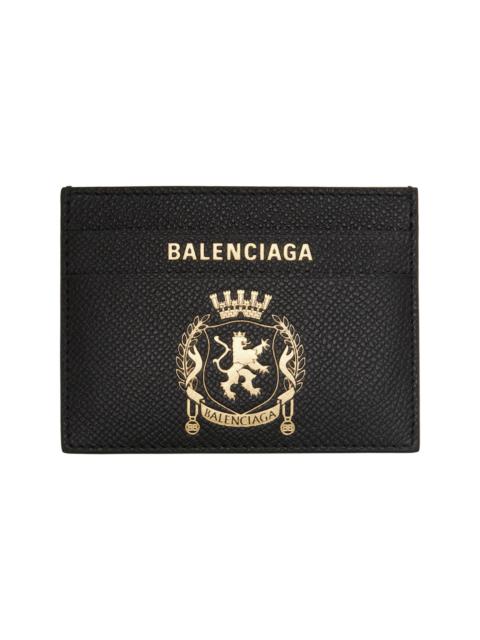 BALENCIAGA Black Passport Card Holder