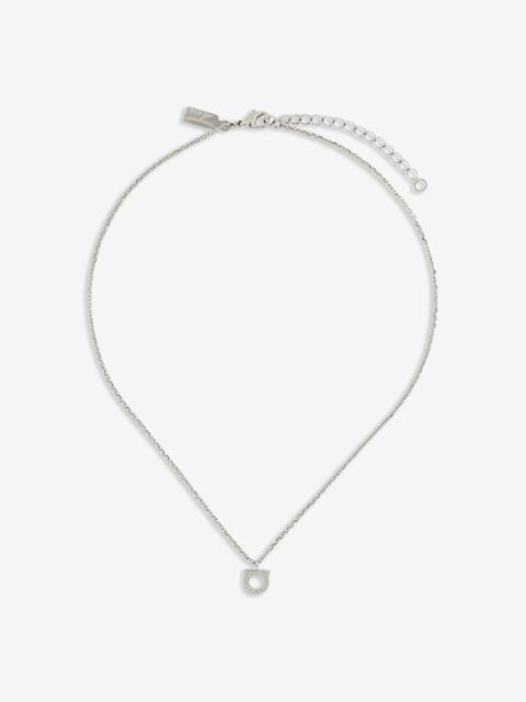 FERRAGAMO Gancini crystals necklace (S)