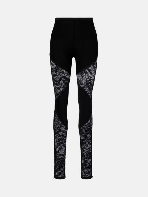 NINA RICCI Lace-trimmed legging