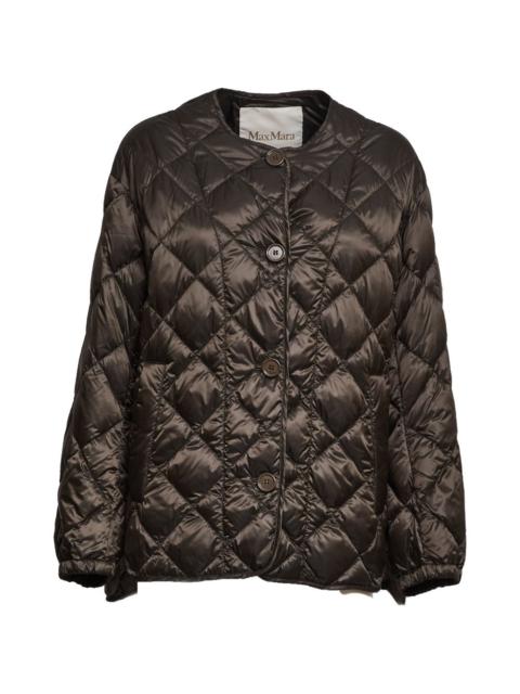 Max Mara quilted button jacket