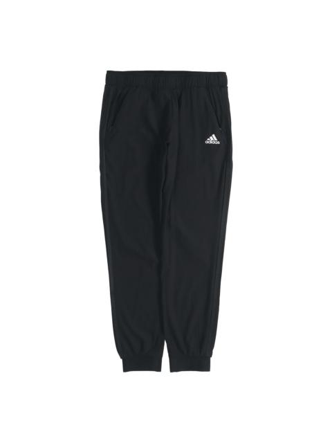 adidas (WMNS) adidas 3-Stripe Ankle Tapered Knit Track Pants 'Black' H50993