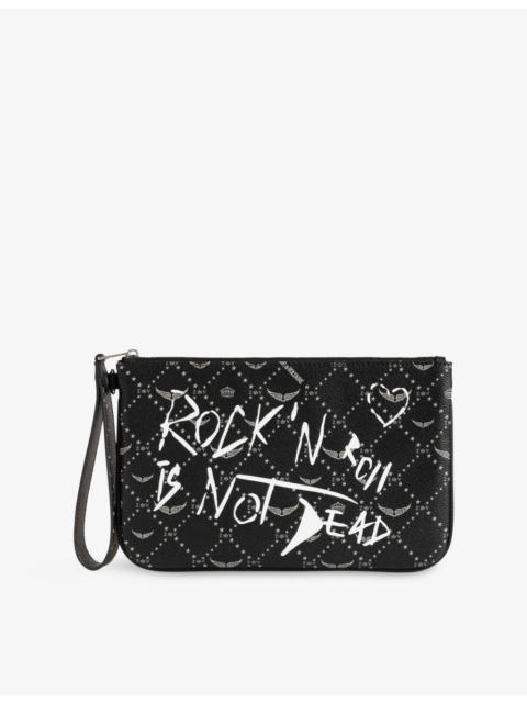 Zadig & Voltaire Z Monogram Faux-Leather Pouch