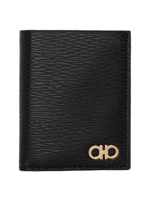 FERRAGAMO Black Gancio Wallet