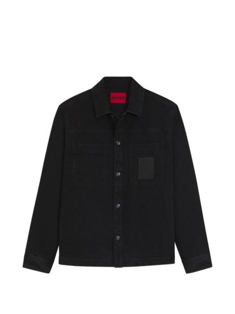 HUGO patch-pocket shirt