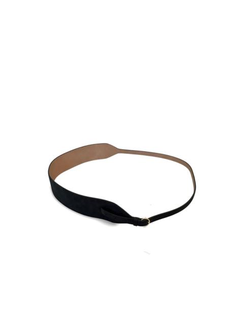 Alaïa asymmetric leather belt