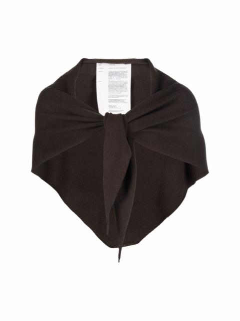 extreme cashmere knitted cashmere scarf