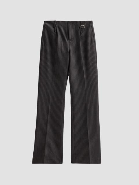 Ksubi Women's Soho Pinstriped Boot-Cut Pants - Grey