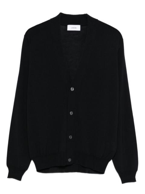 LARDINI V-neck wool cardigan