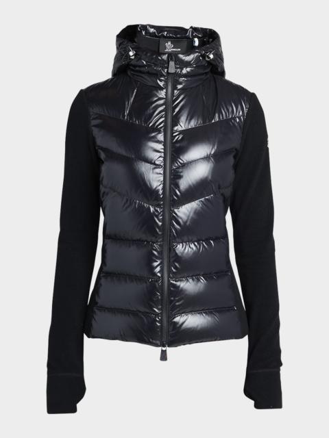 Moncler Grenoble Puffer Zip-Up Cardigan