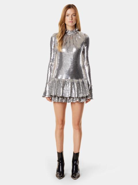 rabanne SILVER SEQUIN DRESS