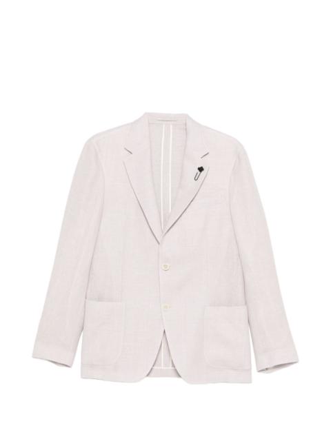 LARDINI patch-pocket blazer