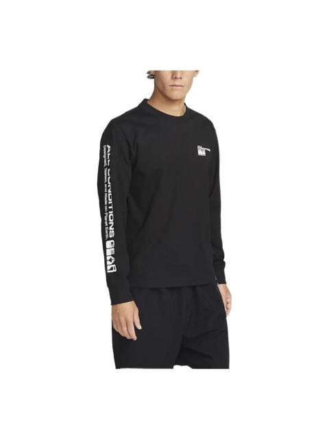 Nike 나이키 ACG 긴 소매 티 '블랙' DV9662-010