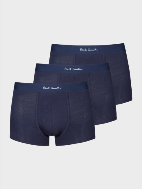 Paul Smith Navy Boxer Briefs Three Pack