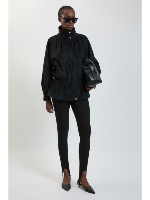 KAREN MILLEN Faux Suede Funnel Neck Bomber