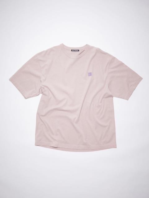 Acne Studios Crew neck t-shirt - Violet pink melange