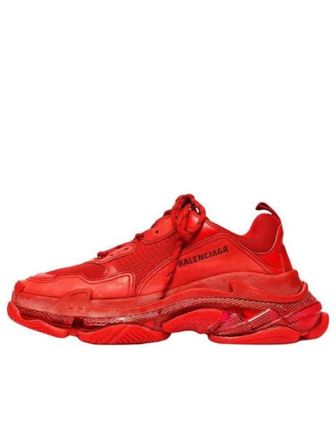 BALENCIAGA Balenciaga Triple S Red Clear Sole