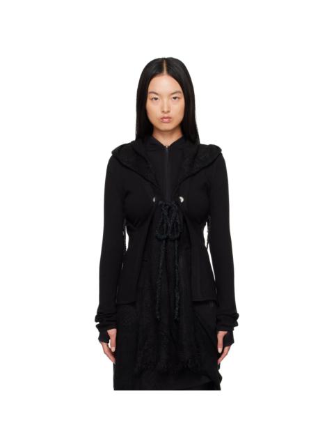 HYEIN SEO Black Hooded Jacket