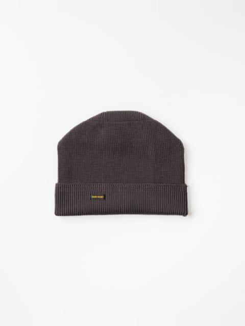 Iron Heart IHG-081-GRY 100% COTTON RIBBED BEANIE - GREY