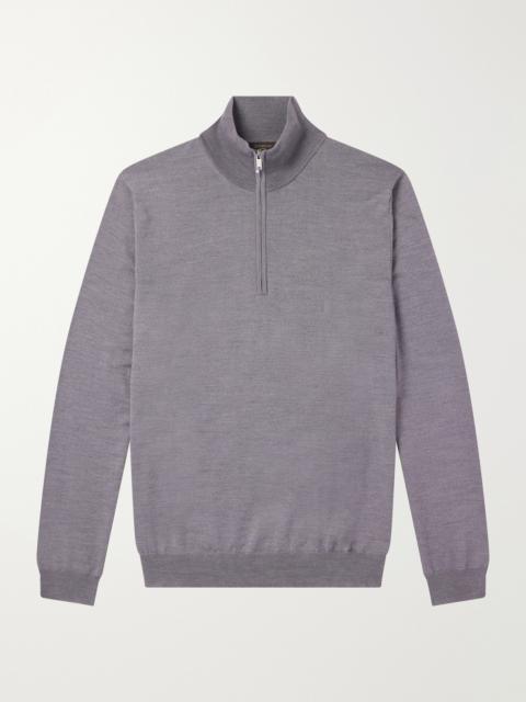 SLOWEAR Zanone Flexwool Half-Zip Sweater