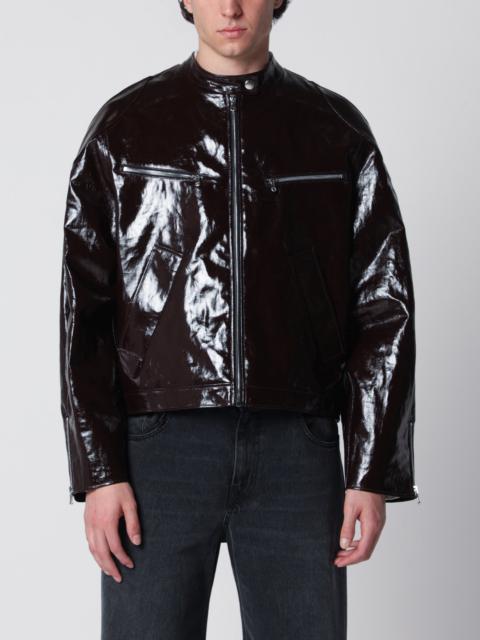 Séfr Ristretto Racer coated linen jacket