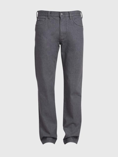 Men's 5-Pocket Grey Denim Jeans