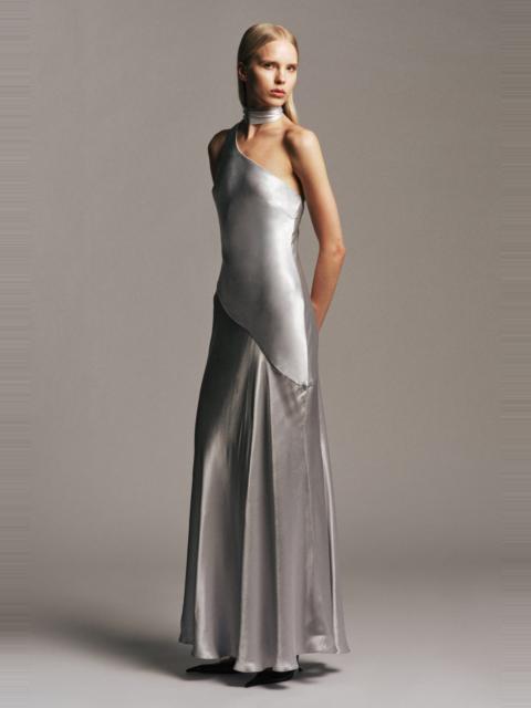 BARDOT Mina Necktie Maxi Dress In Ice Blue