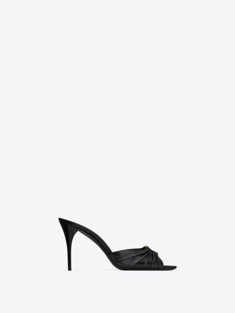 SAINT LAURENT Babylone Heeled Mules | lncc | REVERSIBLE