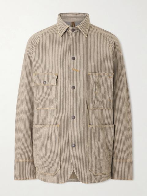 Kapital Pinstriped Cotton-Blend Twill Jacket