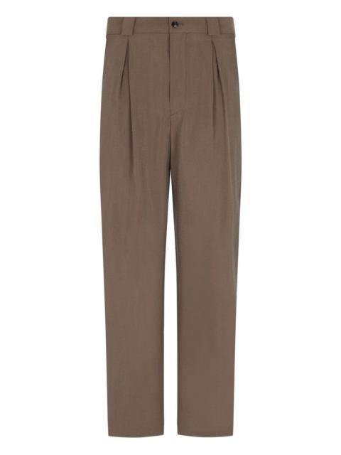 GIORGIO ARMANI pleated trousers