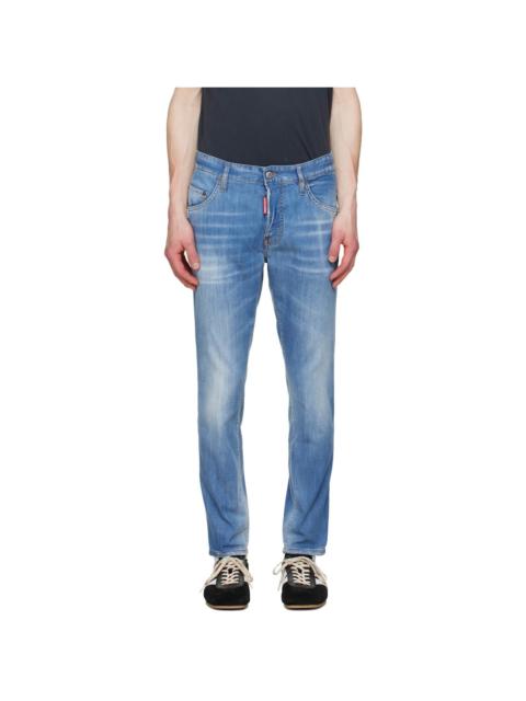 DSQUARED2 Blue Light Wash Skater Jeans