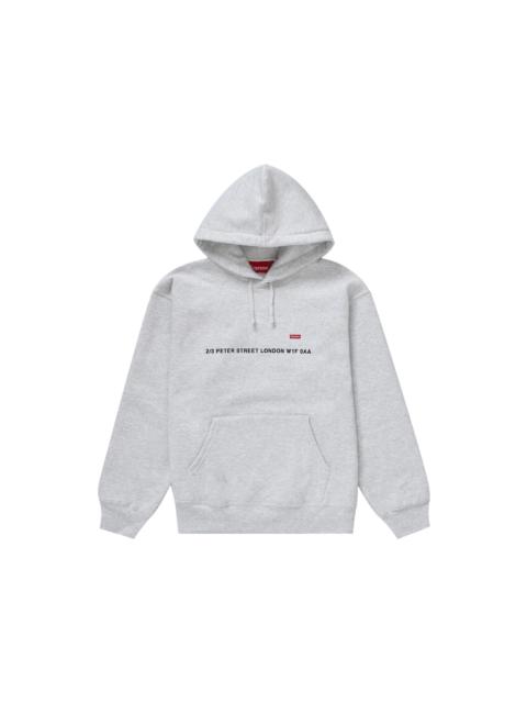 Supreme Small Box Hooded Sweatshirt (London Shop) Ash Grey