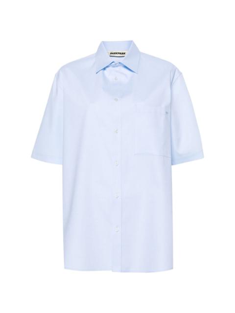 DARKPARK straight-point collar cotton shirt