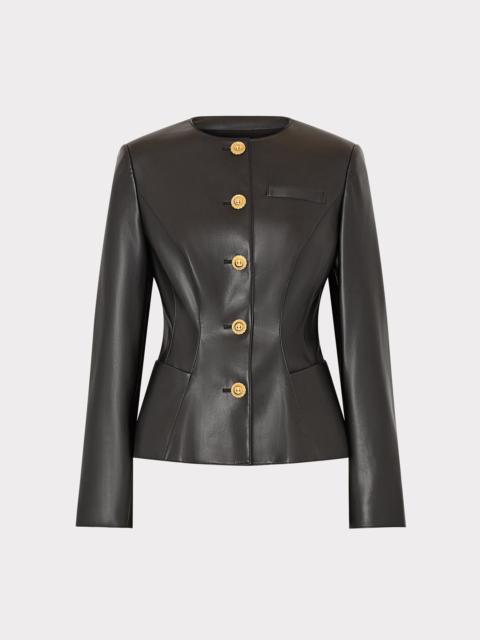 MILLY Wells Faux Leather Jacket