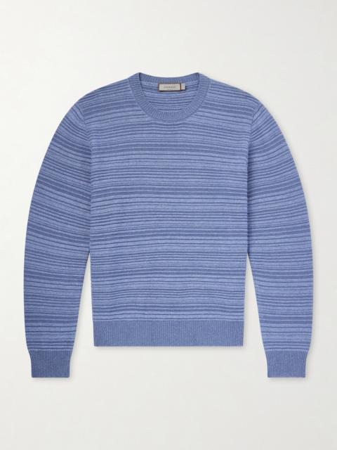 Canali Striped Wool and Cashmere-Blend Sweater