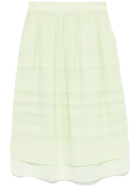 PESERICO ribbed midi skirt
