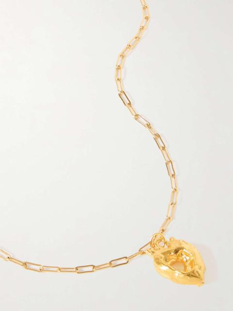 ALIGHIERI The Lovers' Pact gold-plated necklace Gold