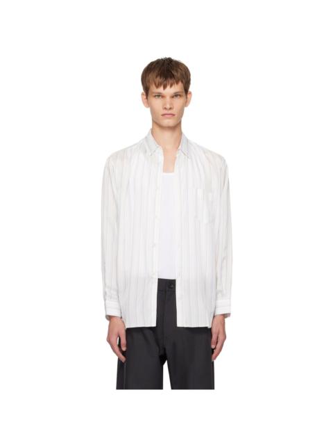 Comme des Garçons SHIRT White Striped Shirt