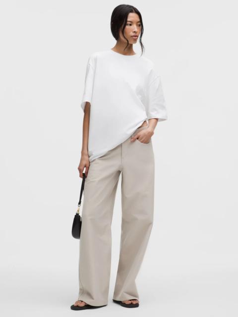 lululemon EasyFive Low-Rise Classic Wide-Leg Pant *Short