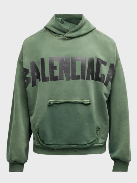 BALENCIAGA Men & apos;s Ripped Pocket Hoodie