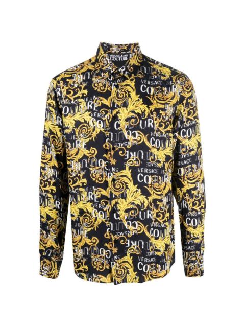 VERSACE JEANS COUTURE signature-barocco-print shirt