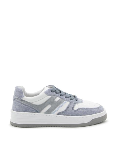 light blue suede h630 sneakers