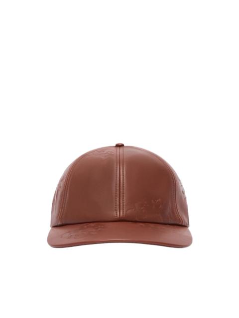 DENIM TEARS Wreath leather cap