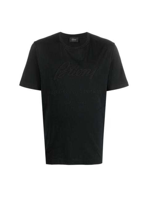 Brioni logo-appliqué cotton T-shirt