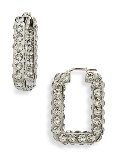 Crystal Hoop Earrings