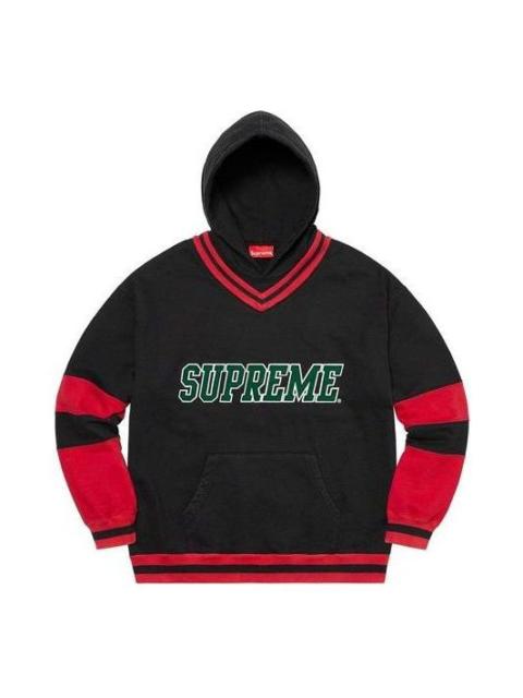 Supreme 최고 하키 후드 스웨터 '블랙 레드 그린'SUP-FW20-239