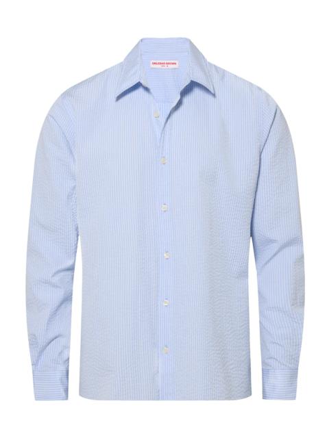 ORLEBAR BROWN Justin Seersucker Stripe Shirt