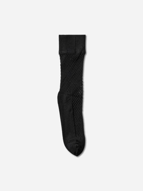 Comme des Garçons Homme Plus Nylon Mesh Long Socks Black