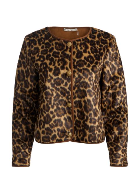 Alice + Olivia ALMA FAUX FUR COAT